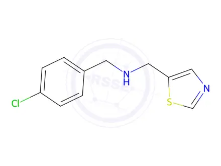 Chemical structure of n-(4-Chlorobenzyl)-1-(thiazol-5-yl)methanamine