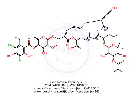 Chemical structure of Clostomicin A