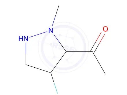 Chemical structure of 1-(4-fluoro-2-methyl-pyrazol-3-yl)ethanone