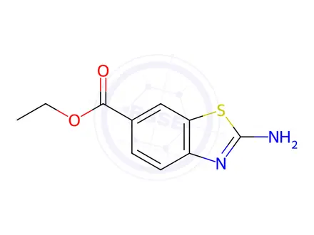Chemical structure of Ethyl 2-amino-benzothiazole-6-carboxylate