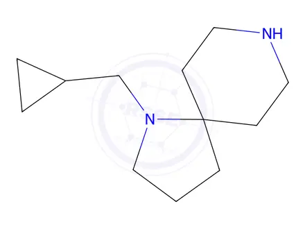 Chemical structure of 1-(Cyclopropylmethyl)-1,8-diazaspiro[4.5]decane
