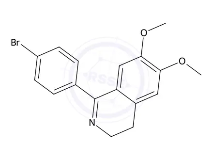 Chemical structure of 1-(4-Bromophenyl)-6,7-dimethoxy-3,4-dihydroisoquinoline