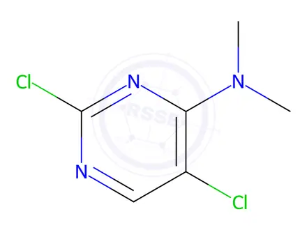 Chemical structure of 2,5-dichloro-N,N-dimethylpyrimidin-4-amine