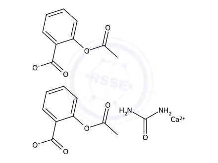Chemical structure of Carbasalate Calcium