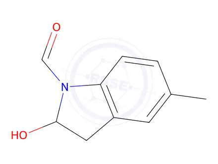 Chemical structure of 2-Hydroxy-5-methyl-1-indolinecarbaldehyde