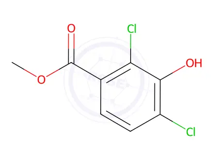 Chemical structure of Methyl 2,4-dichloro-3-hydroxybenzoate