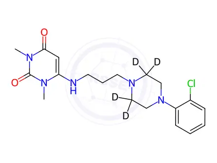 Chemical structure of 2-Demethoxy-2-chloro Urapidil-d4