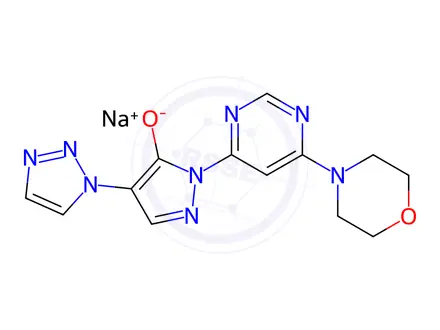 Chemical structure of Molidustat Sodium Salt