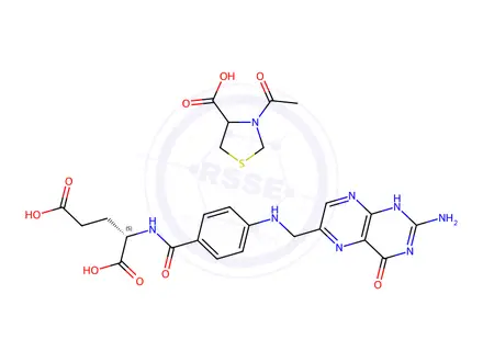 Chemical structure of Folic acid Impurity 152