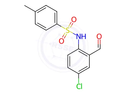 Chemical structure of N-(4-CHLORO-2-FORMYLPHENYL)-4-METHYLBENZENESULFONAMIDE