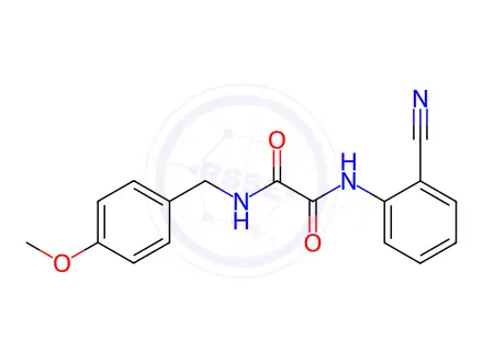 Chemical structure of N1-(2-Cyanophenyl)-N2-(4-methoxybenzyl)oxalamide