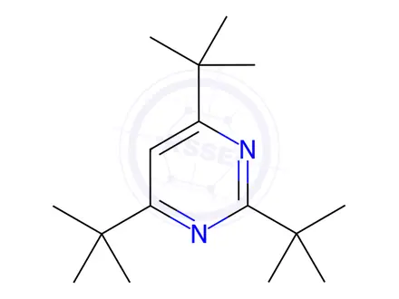 Chemical structure of 2,4,6-Tri-tert-butylpyrimidine