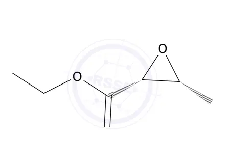 Chemical structure of Ethyl (2R,3R)-3-methyloxirane-2-carboxylate