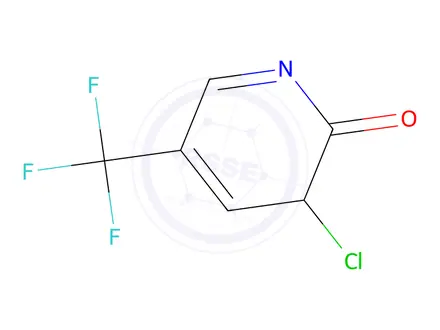 Chemical structure of 3-Chloro-2-hydroxy-5-(trifluoromethyl)pyridine