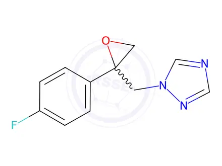 Chemical structure of 1-((2-(4-Fluorophenyl)oxiran-2-yl)methyl)-1H-1,2,4-triazole