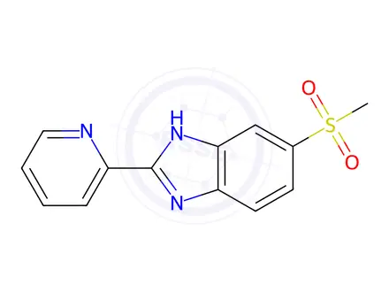 Chemical structure of 6-Methanesulfonyl-2-(pyridin-2-yl)-1h-1,3-benzodiazole