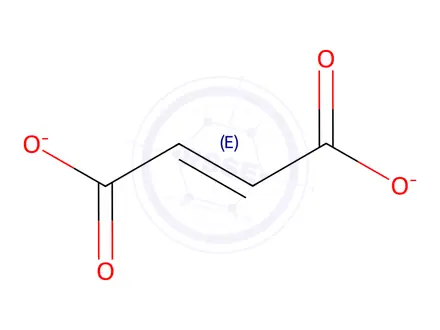 Chemical structure of Potassium fumarate