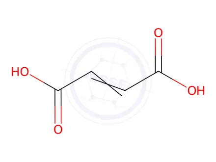 Chemical structure of Maleic Acid-2,3-D2