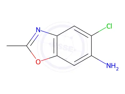Chemical structure of 2-Methyl-5-chloro-6-benzoxazolamine