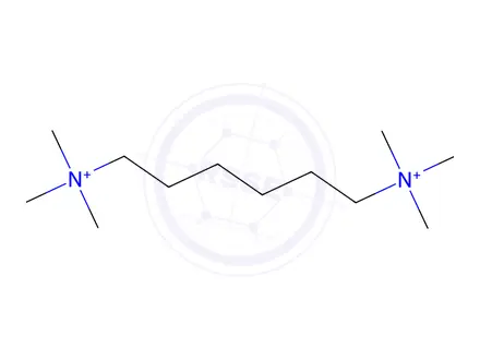 Chemical structure of Hexamethylenbis(trimethylammonium)