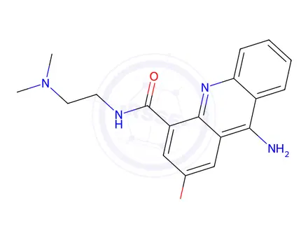 Chemical structure of 9-Amino-N-(2-(dimethylaino)ethyl)-2-methoxy-4-acridinecarboxamide