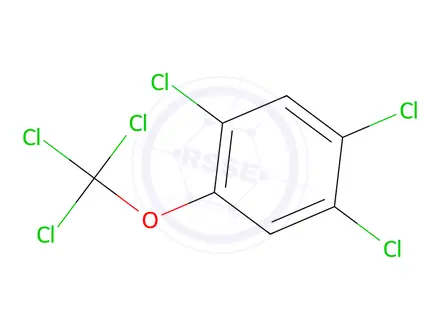 Chemical structure of 1,2,4-Trichloro-5-(trichloromethoxy)benzene 1417569-10-8