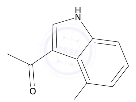 Chemical structure of 1-(4-Fluoro-1h-indol-3-yl)ethan-1-one