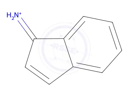 Chemical structure of 1H-inden-1-iminium