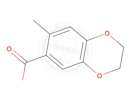 Chemical structure of 7-Methyl-2,3-dihydrobenzo[b][1,4]dioxine-6-carboxylic acid