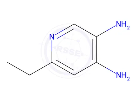 Chemical structure of 6-Ethylpyridine-3,4-diamine