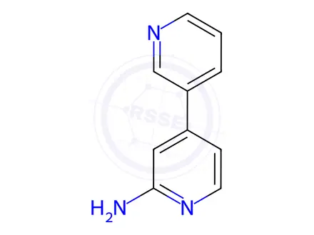 Chemical structure of 4-Pyridin-3-ylpyridin-2-amine