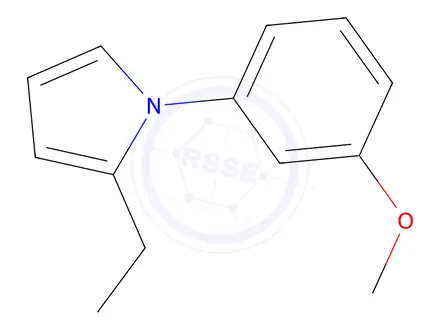 Chemical structure of 2-Ethyl-1-(3-methoxyphenyl)-1H-pyrrole