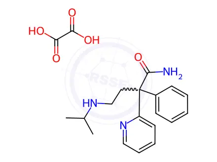 Chemical structure of Desisopropyl Disopyramide Oxalate