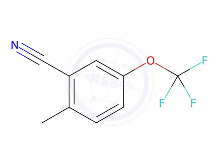 Chemical structure of 2-Methyl-5-(trifluoromethoxy)benzonitrile