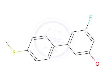 Chemical structure of 3-Fluoro-5-methoxy-4'-methylthiobiphenyl