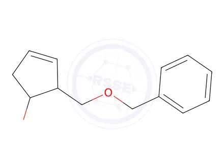 Chemical structure of (1R,2R)-2-((Benzyloxy)methyl)cyclopent-3-enol