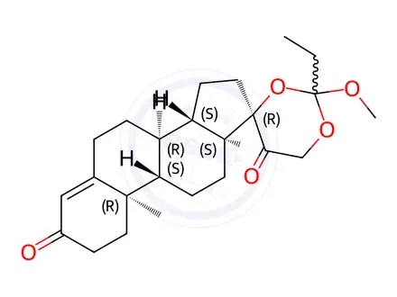 Chemical structure of Clascoterone Impurity 95