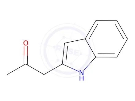 Chemical structure of 1-(1H-indol-2-yl)propan-2-one