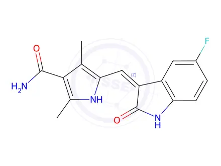 Chemical structure of Sunitinib Amide Impurity