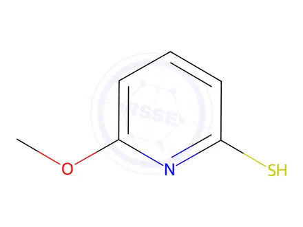 Chemical structure of 6-Methoxypyridine-2-thiol