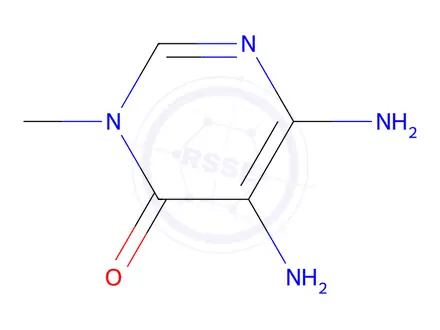 Chemical structure of 5,6-Diamino-3-methylpyrimidin-4(3H)-one