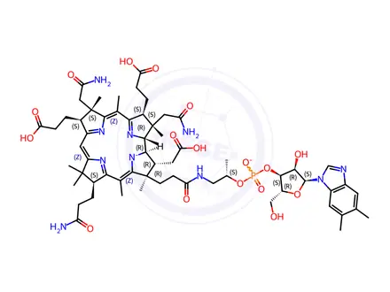 Chemical structure of Vitamin B12 Impurity 22