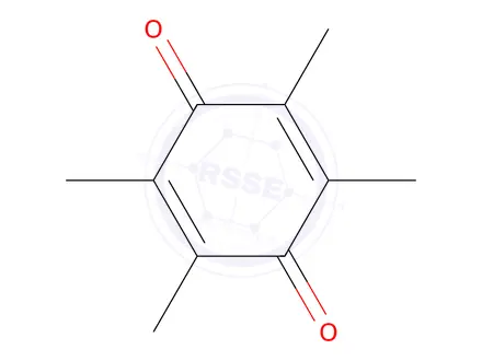 Chemical structure of 2,3,5,6-Tetramethylcyclohexa-2,5-diene-1,4-dione