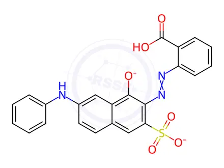 Chemical structure of Acid Anthracene Brown PG
