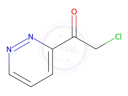 Chemical structure of 2-Chloro-1-(pyridazin-3-yl)ethan-1-one