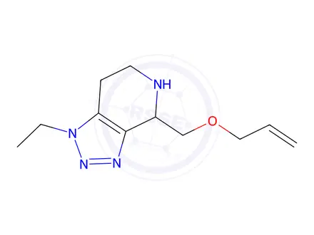 Chemical structure of 4-((Allyloxy)methyl)-1-ethyl-4,5,6,7-tetrahydro-1H-[1,2,3]triazolo[4,5-c]pyridine
