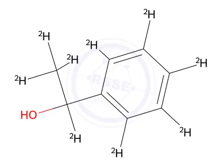 Chemical structure of 19547-01-4 1-(~2~H_5_)Phenyl(~2~H_4_)ethan-1-ol DTXSID50575819