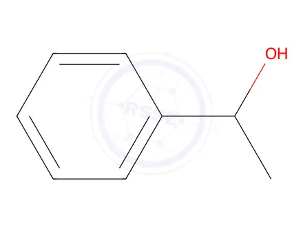 Chemical structure of 1-Phenylethanol