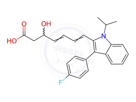 Chemical structure of Fluvastatin EP Impurity F