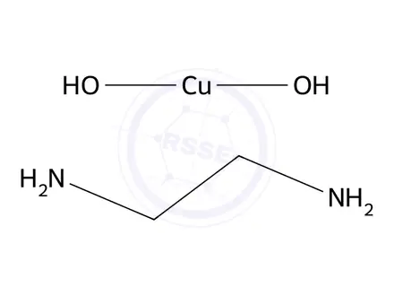 Chemical structure of Bis(ethylenediamine)copper(II) Hydroxide